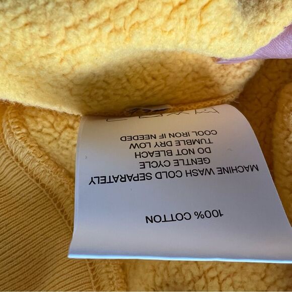 Madhappy Tokyo Limited Edition Yellow Gold Crewneck Sweatshirt Unisex Medium NEW - Picture 5 of 5